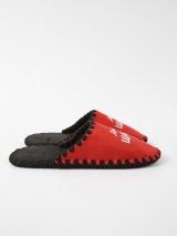 Червоні домашні капці Класичні з принтом Джерело щастя, закриті червоні
