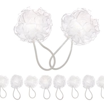 Резинка - бант біла 4см 1-207361 - Купити