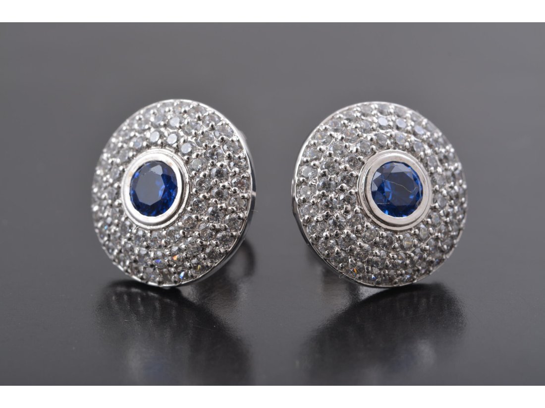 Сережки на закрутках &quot;Гудзики&quot;