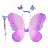 Набір метелика рожево-фіолетовий 36*48 см