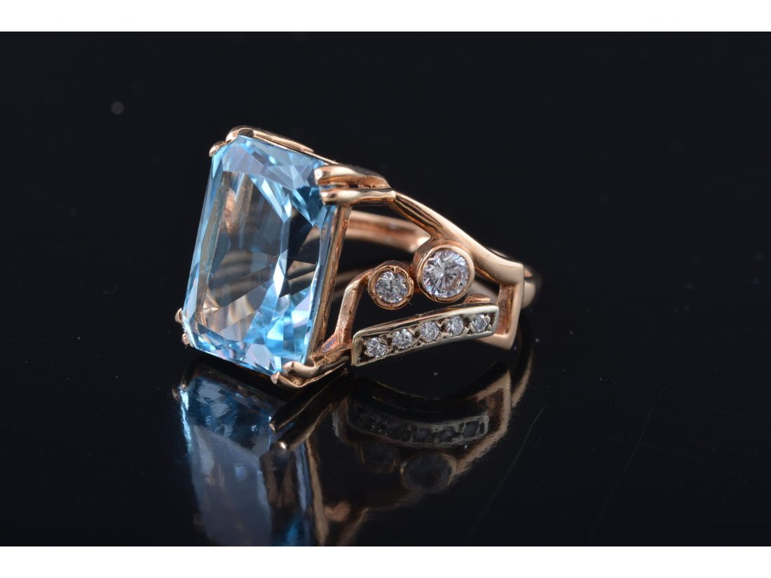 Гарнітур із топазами октагон - Купити