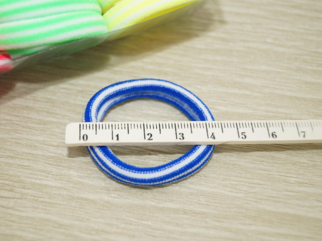 Резинки для волосся, в коробочці. 4 см. - Кристалік