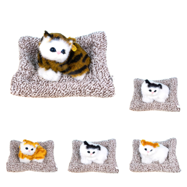 Іграшки кішечки на килимку звукові Ніжність 17 см - Купити