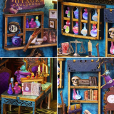 3D Бук Нук Магічний магазин Magic Market Book Nook Румбокс
