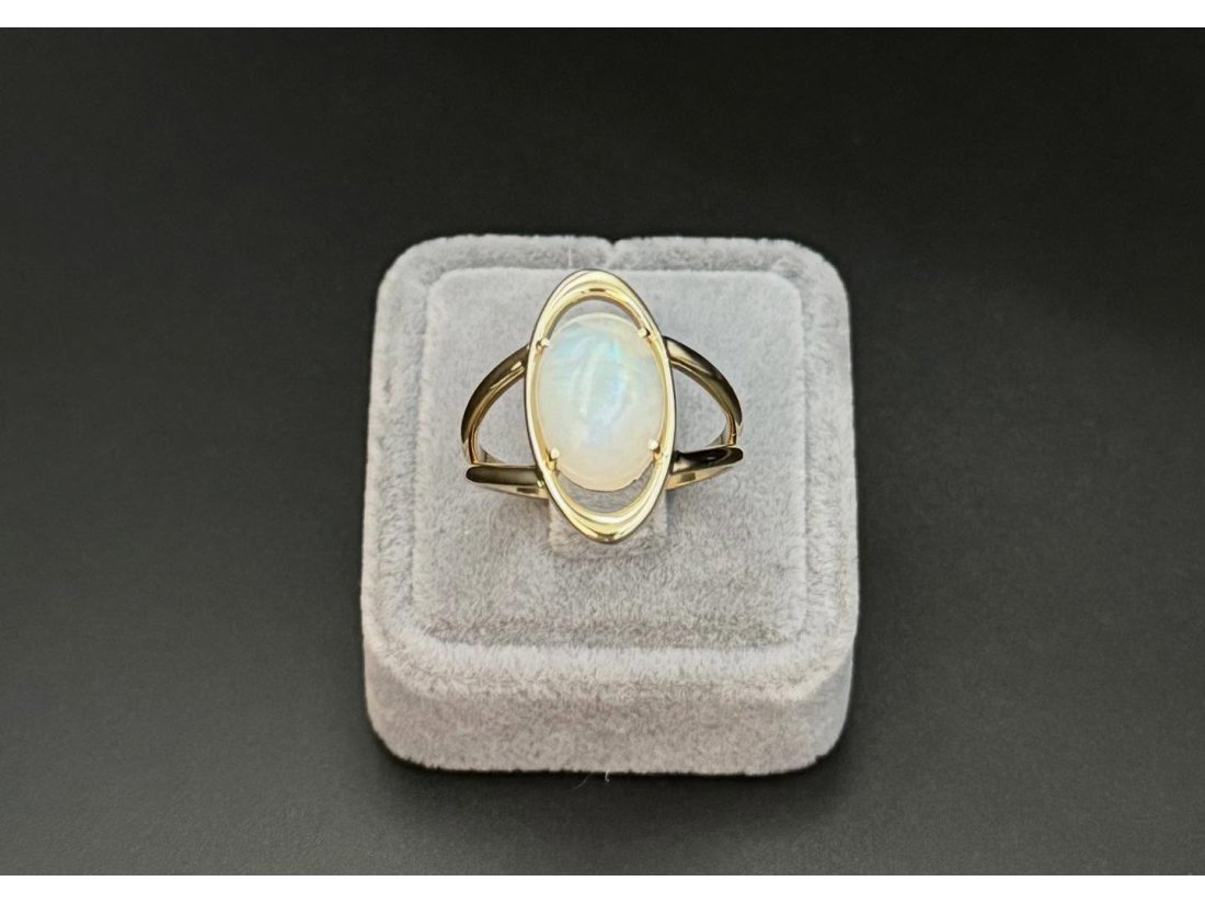 Каблучка з місячним каменем - Фото2 Каблучка з місячним каменем - Багира