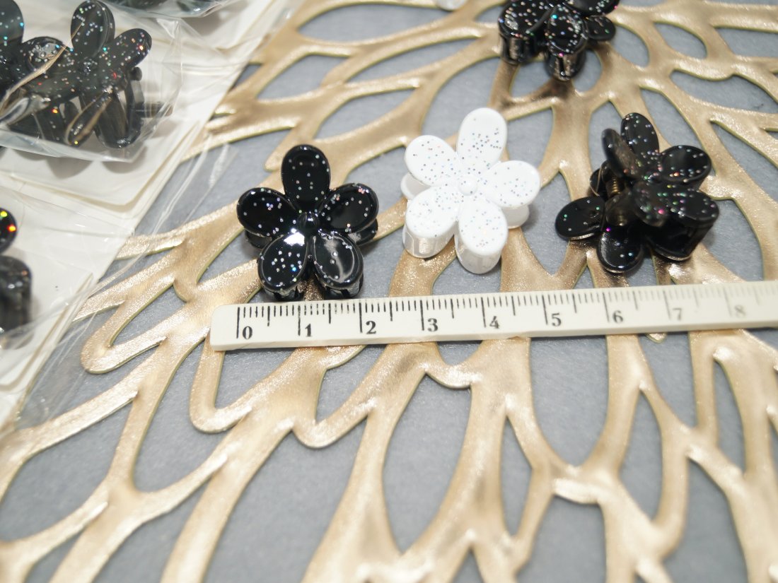 Краби для волосся 2.5 см. - Кристалік