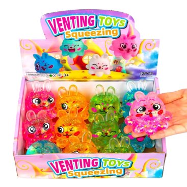 Антистрес жуйка-тягучка Заєць-восьминіг 7,5 см - Купити