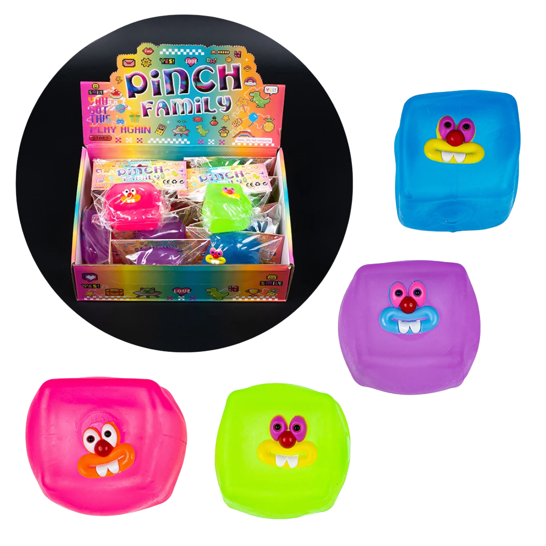 Антистрес жуйка-тягучка Квадрат 7 см, 158 г