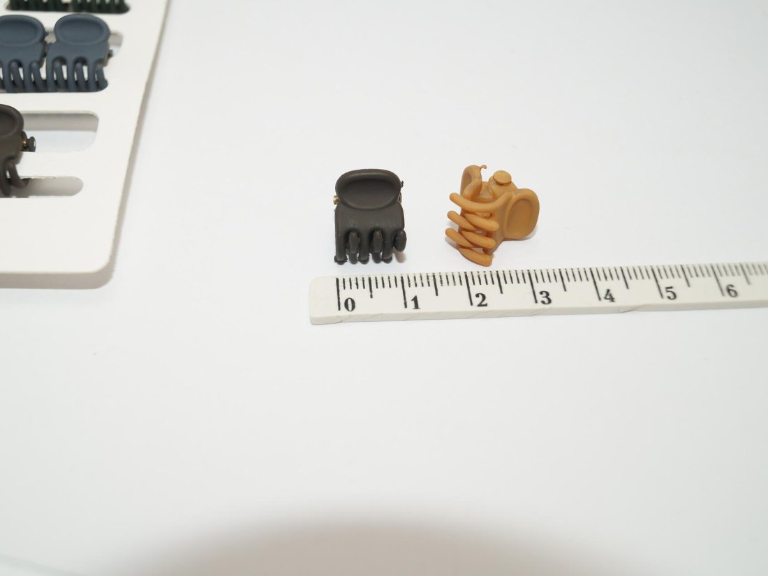 Краби для волосся. 1 см. - Кристалік