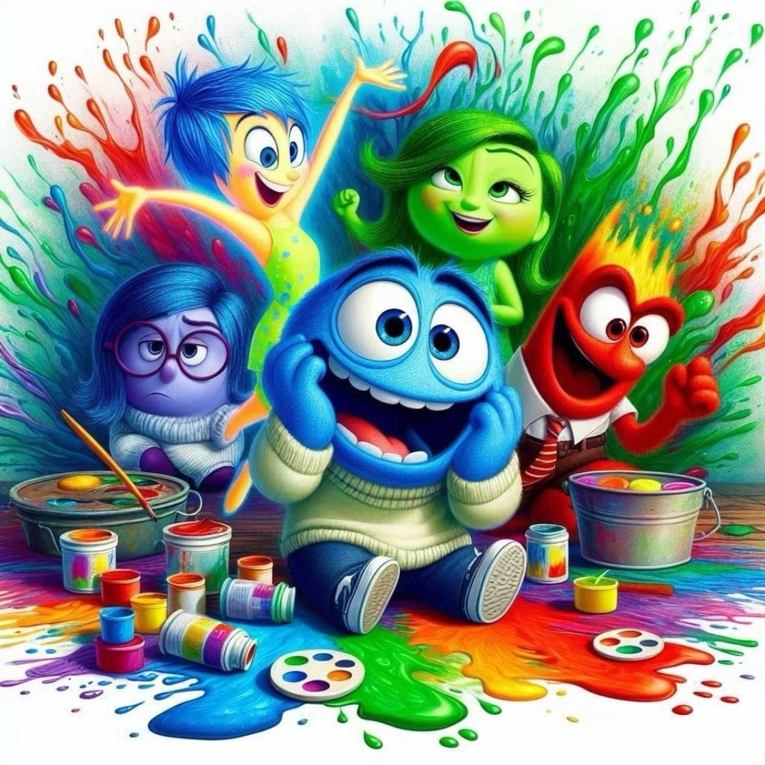 Алмазна мозаїка мультик 30*40 см