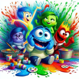 Алмазна мозаїка мультик 30*40 см