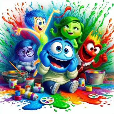 Алмазна мозаїка мультик 30*40 см - Купити