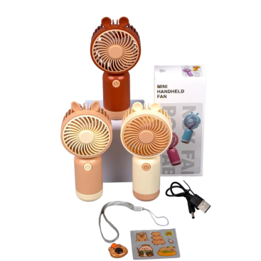 Вентилятор Капібара з наклейками USB 14 см - Купити