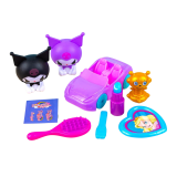 Ігровий набір Аніме на фіолетовій машині 20 см