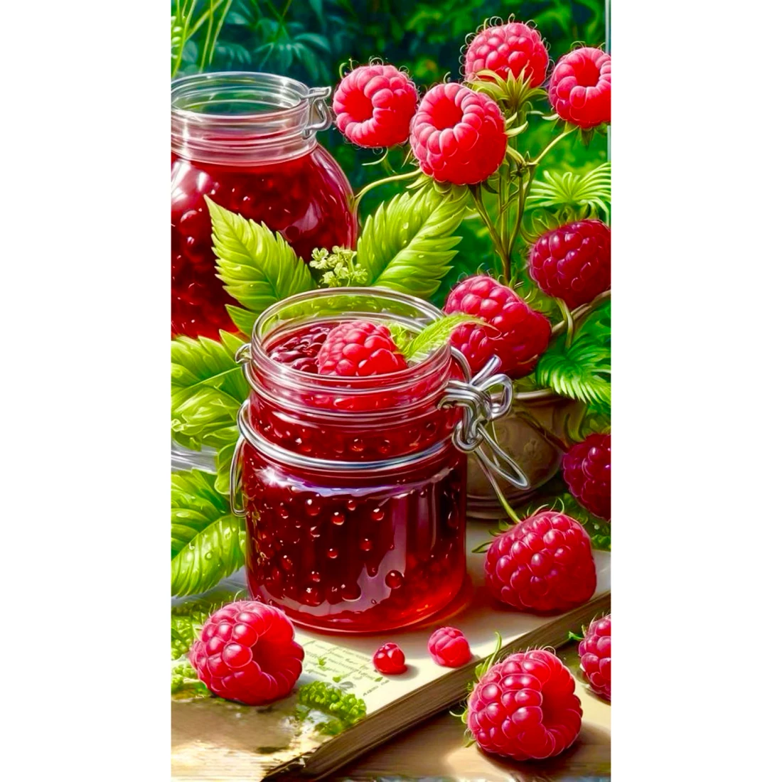 Алмазна мозаїка Малина 40*50 см