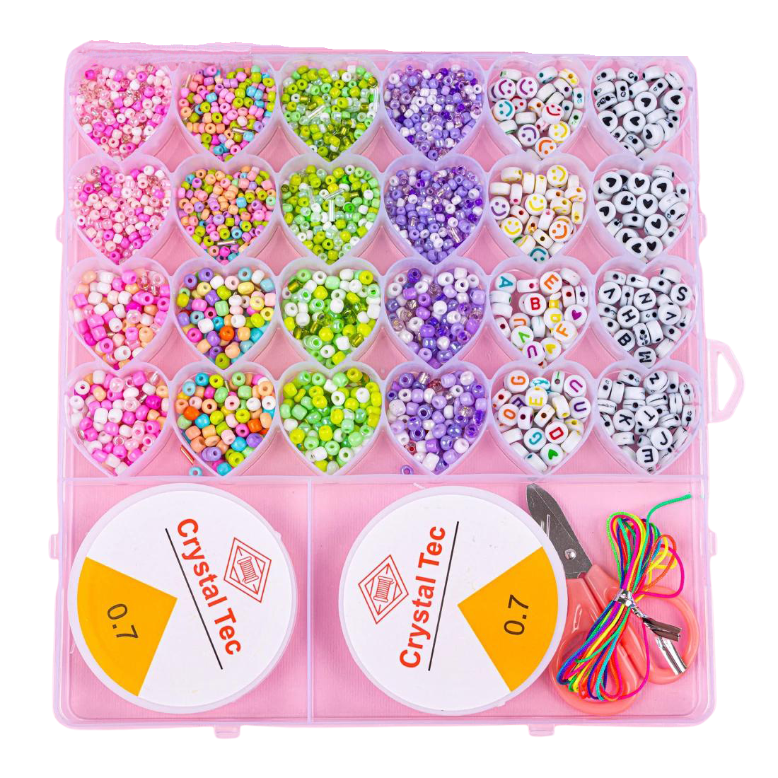 Бісер для плетіння браслетів Серце 20 см