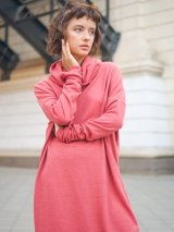 Оверсайз сукня теракотового кольора 2701315-1 - Фото5 Оверсайз сукня теракотового кольора 2701315-1