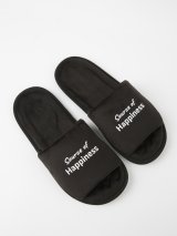 Комплект «Стан Щастя та впевненості» - футболка та чорні капці з принтом «Source of happiness» та 3 пари шкарпеток