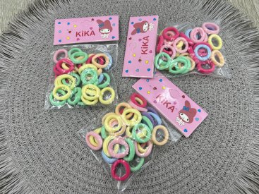 Резинки для волосся пастель. 30шт - Купити