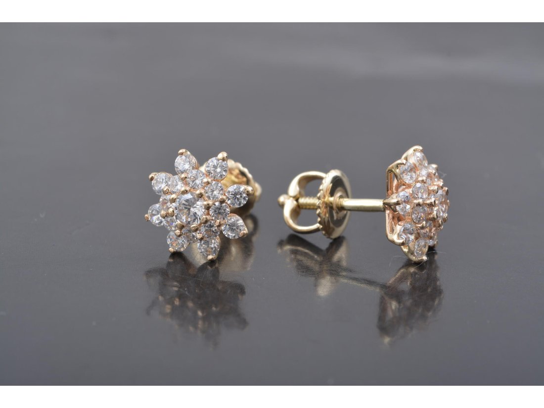 Сережки на закрутках &quot;Сніжинки&quot;