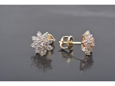 Сережки на закрутках &quot;Сніжинки&quot; - Купити