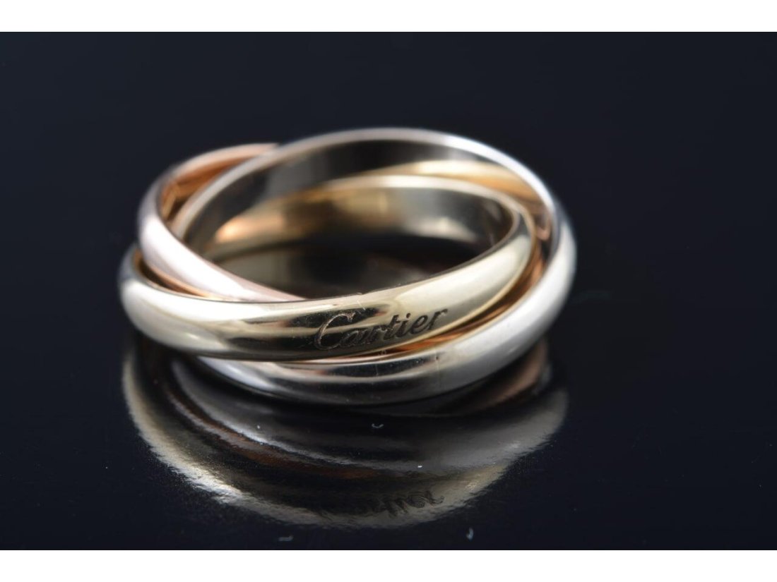 Обручка потрійна у стилі Cartier - Фото1 Обручка потрійна у стилі Cartier