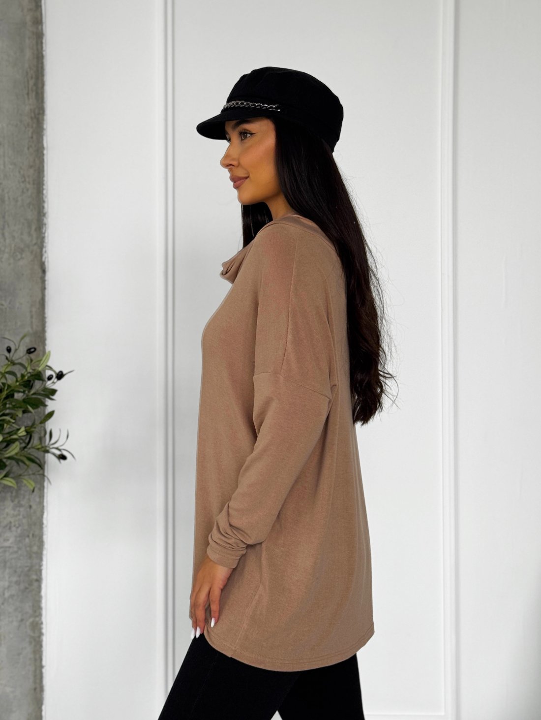 Туніка вільного силуету INNOE 230222-4 Бежевий