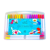 Акриловий набір маркерів для розфарбовування 48 кольорів