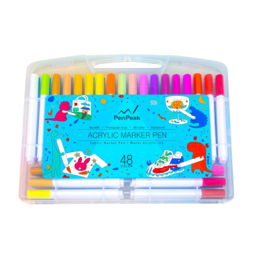 Акриловий набір маркерів для розфарбовування 48 кольорів - Купити