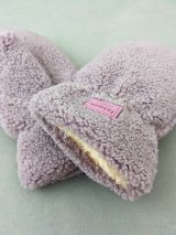 Теплі м’які рукавиці з плюшевої тканини INNOE 85005-3 Лавандовий