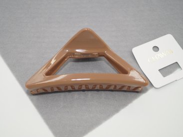 Краби для волосся 10.5 см. Трикутний. Французький пластик. - Купити