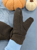 М’які рукавиці з ефектом плюшу — комфорт і стиль для холодних днів INNOE 85005-3 Шоколадний - Купити