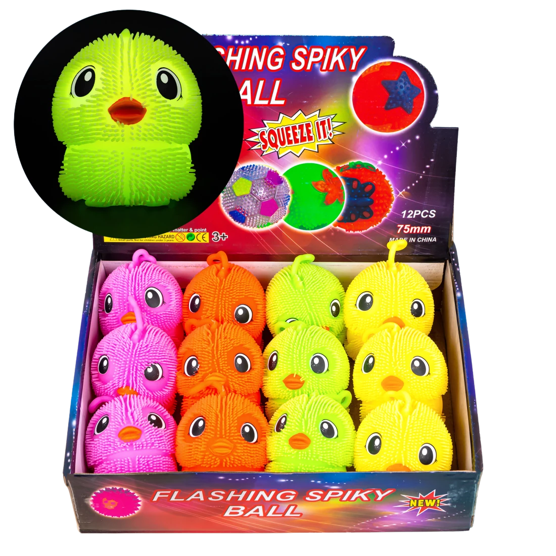 Їжачок, що світиться Каченя 9 см