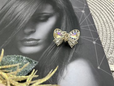 Металеві краби для волосся. 4 см. Метелик золото - Купити