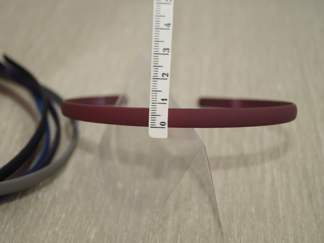 Обручі для волосся. Матові 0.8 см. - Кристалік