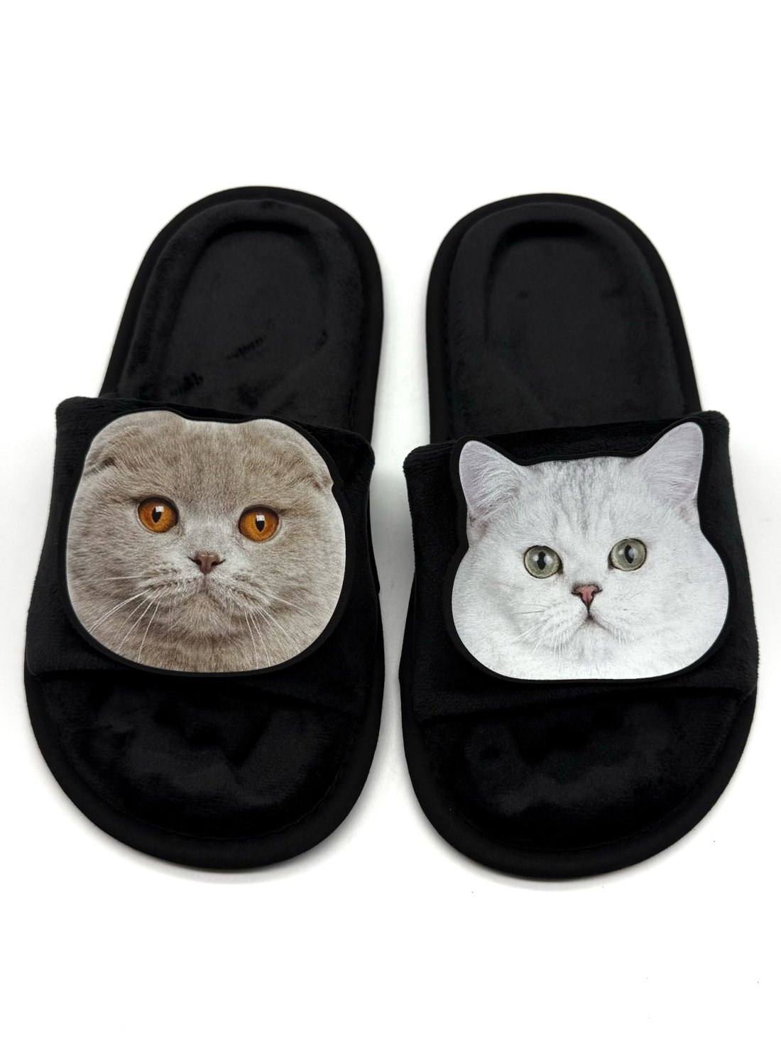 Патчі-котики на анатомічні капці з липучкою Family story