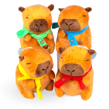 М'які іграшки Капібари в шарфиках 16 см