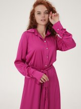 Шикарна довга шовкова сукня 270347-2