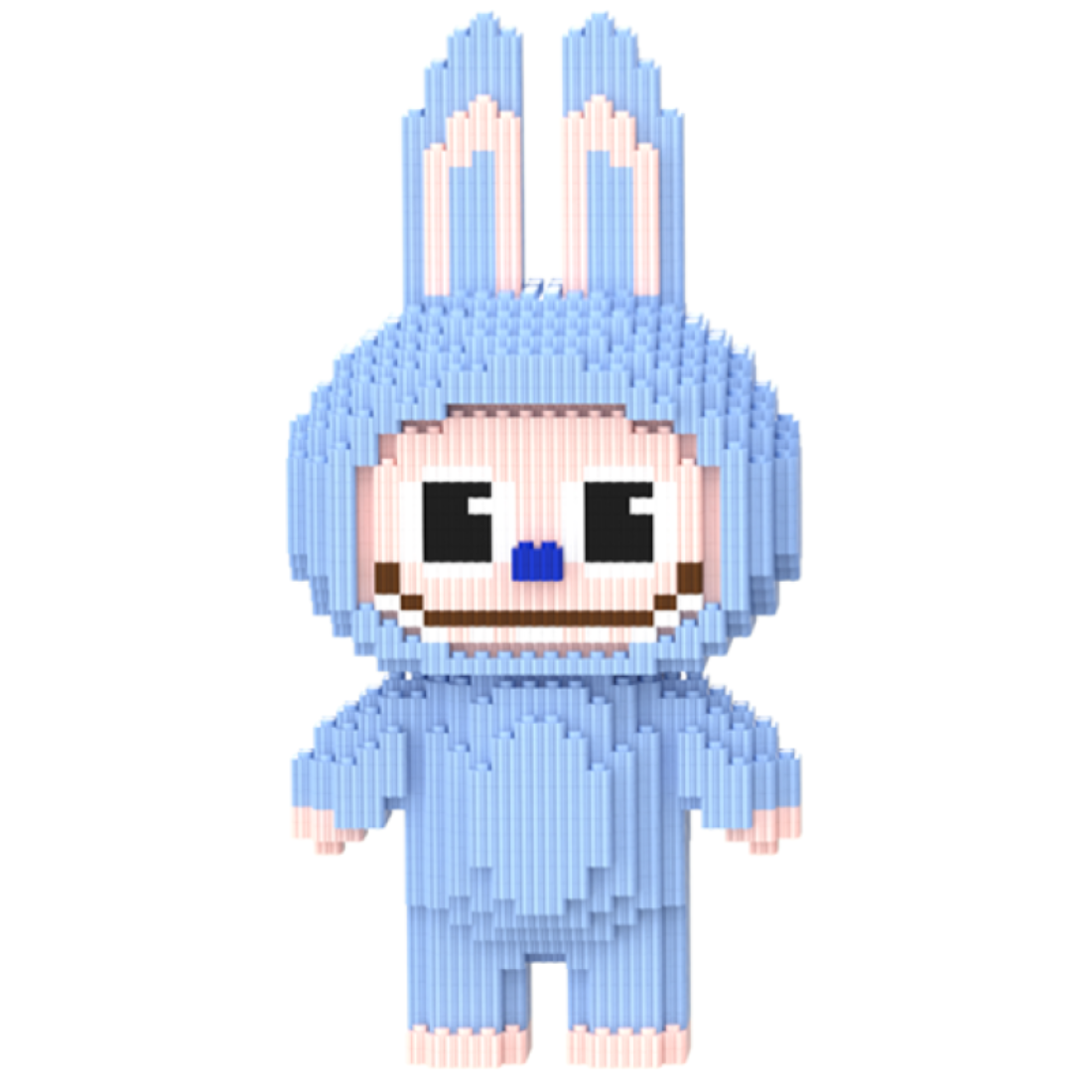 Конструктор Magic Blocks Лабубу Висота 30 см Блакитний