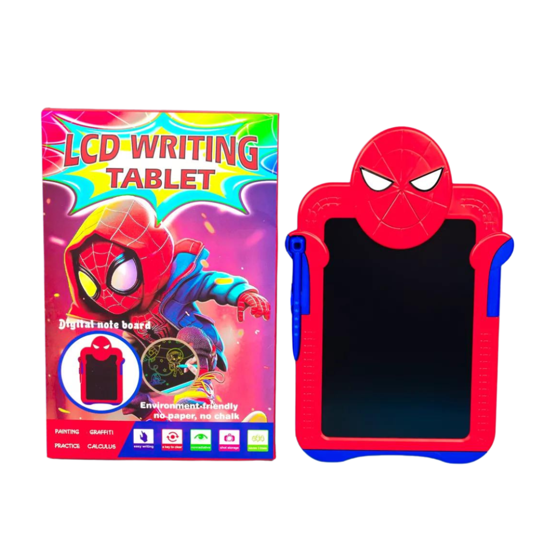 Дитячий LCD планшет для малювання Людина Павук 30 см