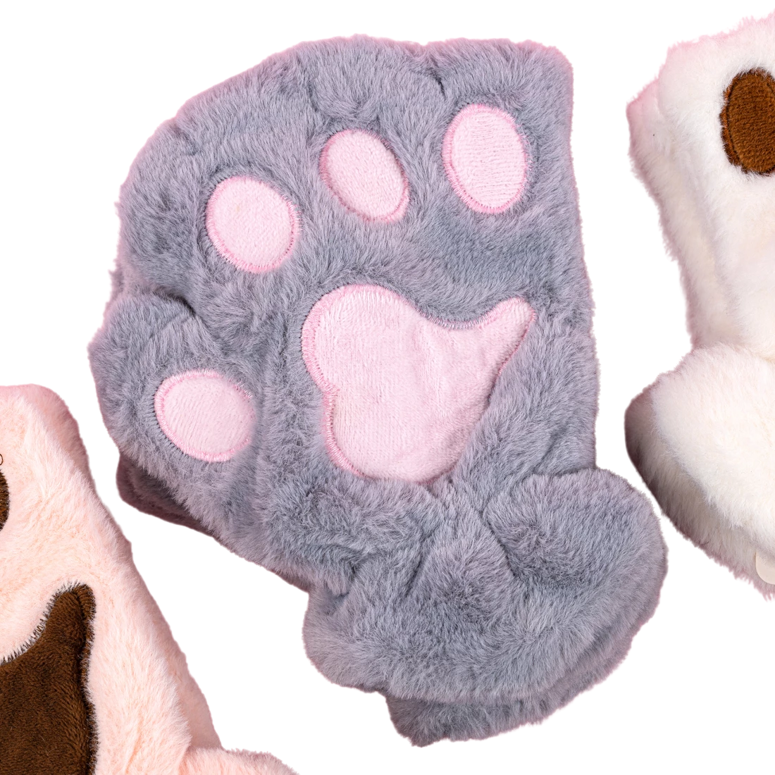 Хутряні рукавички-рукавиці Лапки 6 пар - Pobut