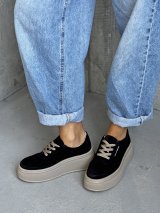 Кросівки casual чорний замш INNOE 777565-1 Чорний
