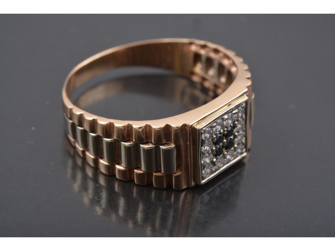 Чоловічий перстень &quot;Годинниковий&quot; - Купити