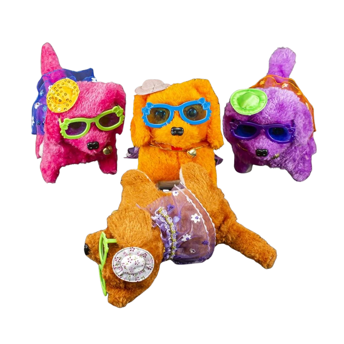 Собачка ходилка на батарейках в Окулярах та Капелюшку - Pobut