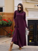 Сукня з ангори INNOE 270384-11 Вишневий