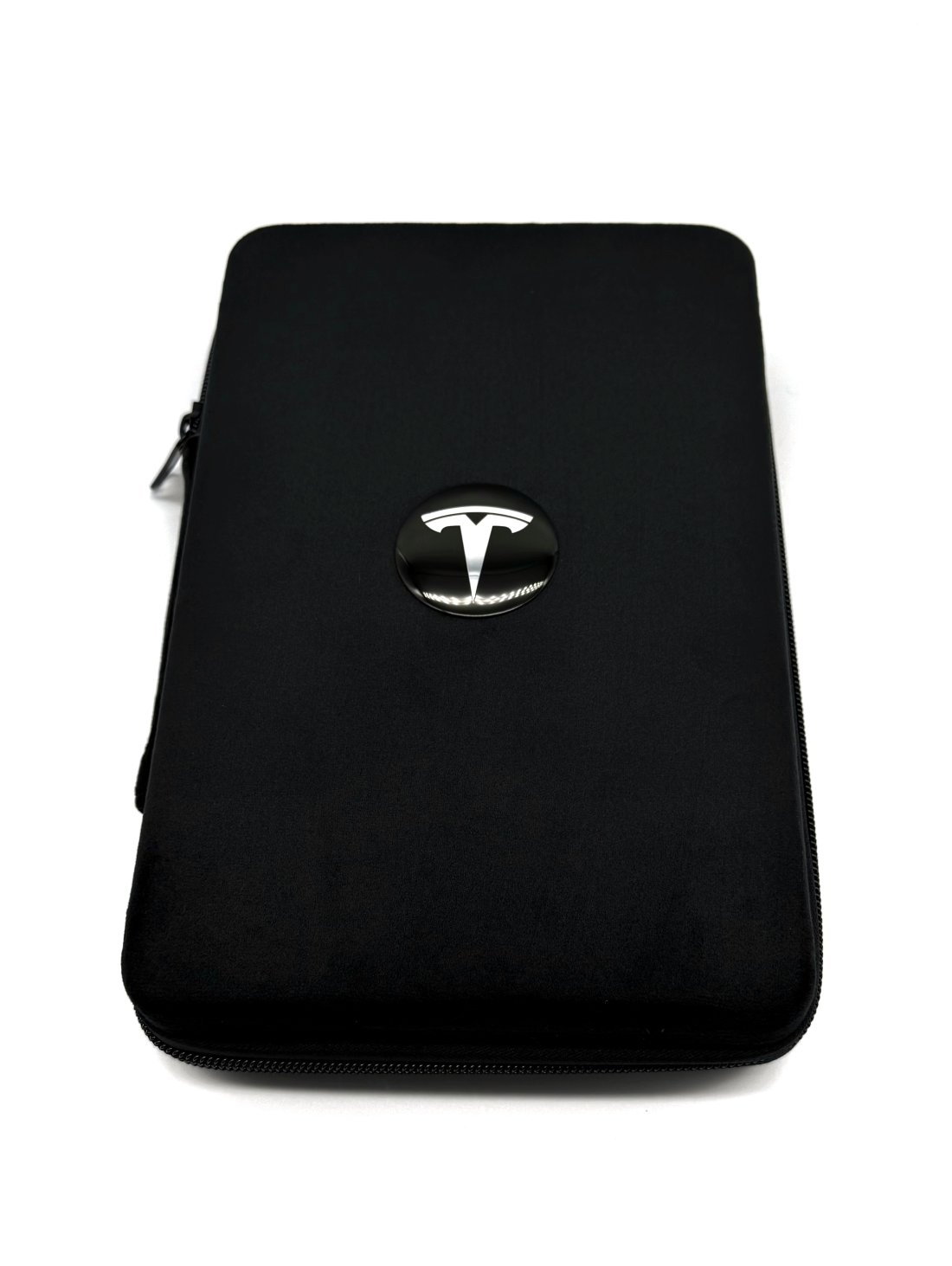 Подарунковий бокс з відкритими капчиками та мішечком з оригінальним авто-значком Tesla - Family Story