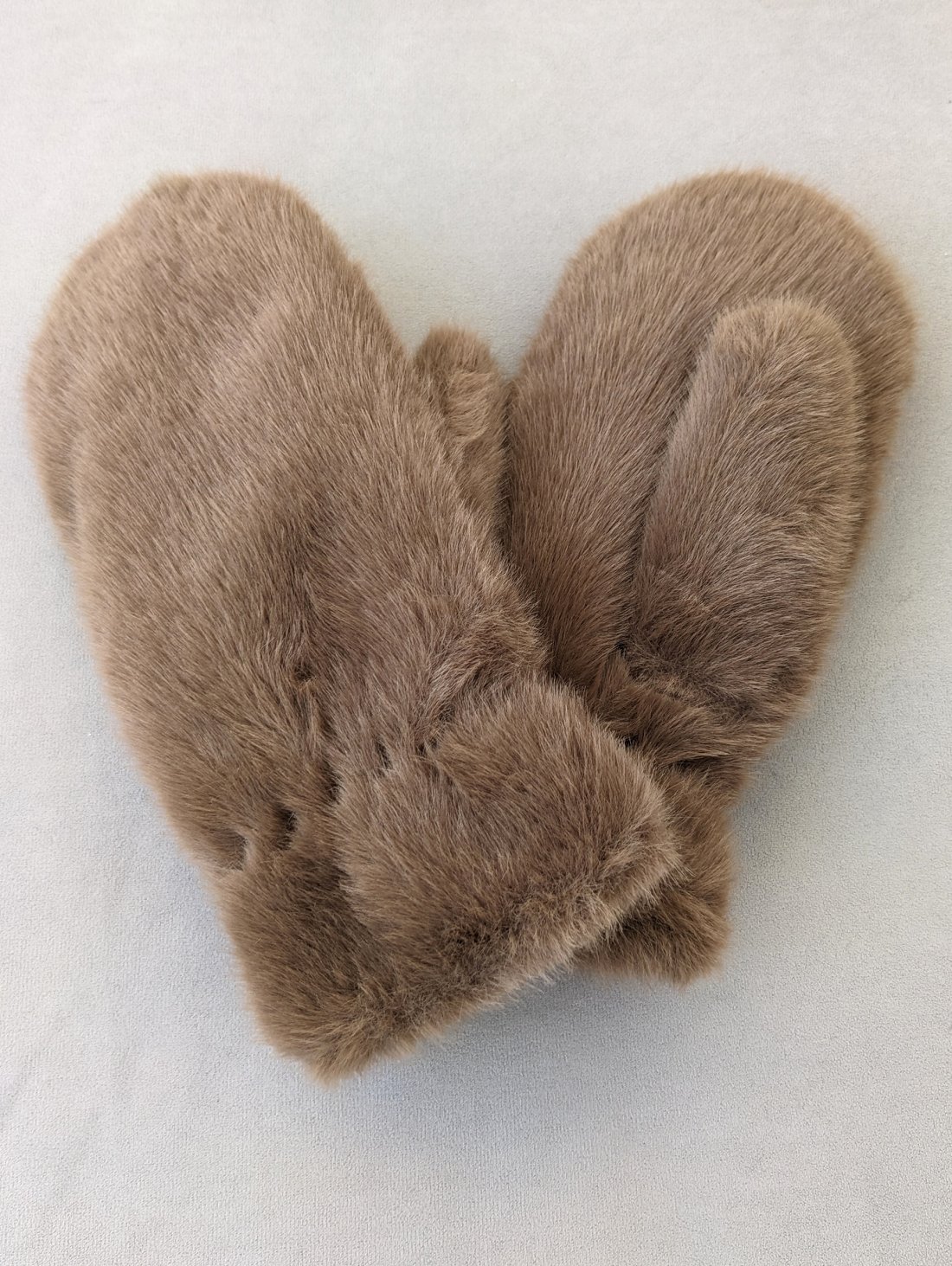 Утеплені хутряні рукавиці для зими INNOE 85005-4 Коричневий