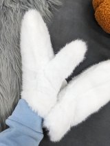 Ультрам’які хутряні рукавички INNOE 85005-2 Білий