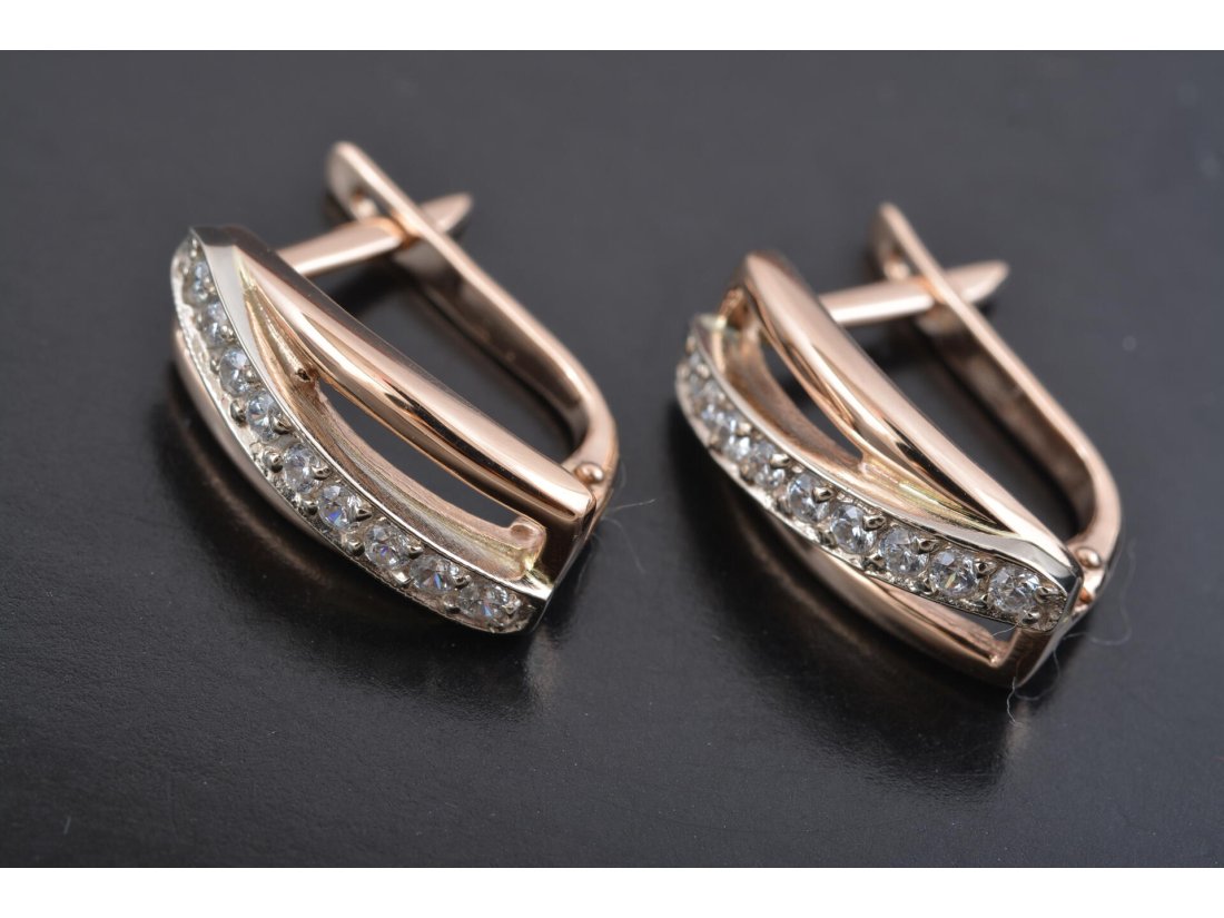 Сережки "Доріжка" - Багира