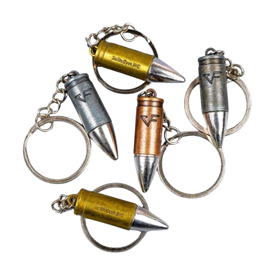 Брелоки Патрони металеві 10 см